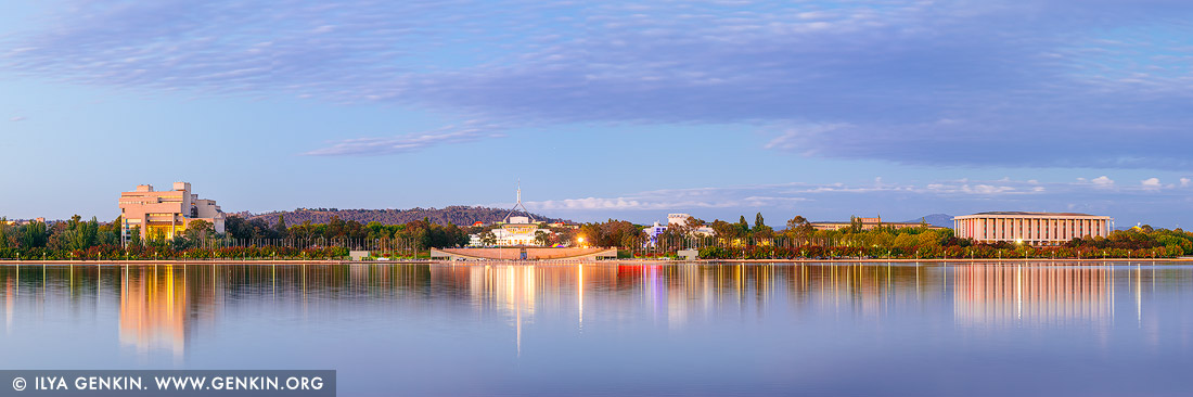 Photographie de paysage de Canberra