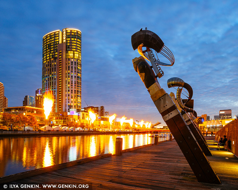 australia stock photography | Fire Show at Crown Casino, Enterprize Wharf, Melbourne, Victoria, Australia, Image ID AU-MELBOURNE-0015