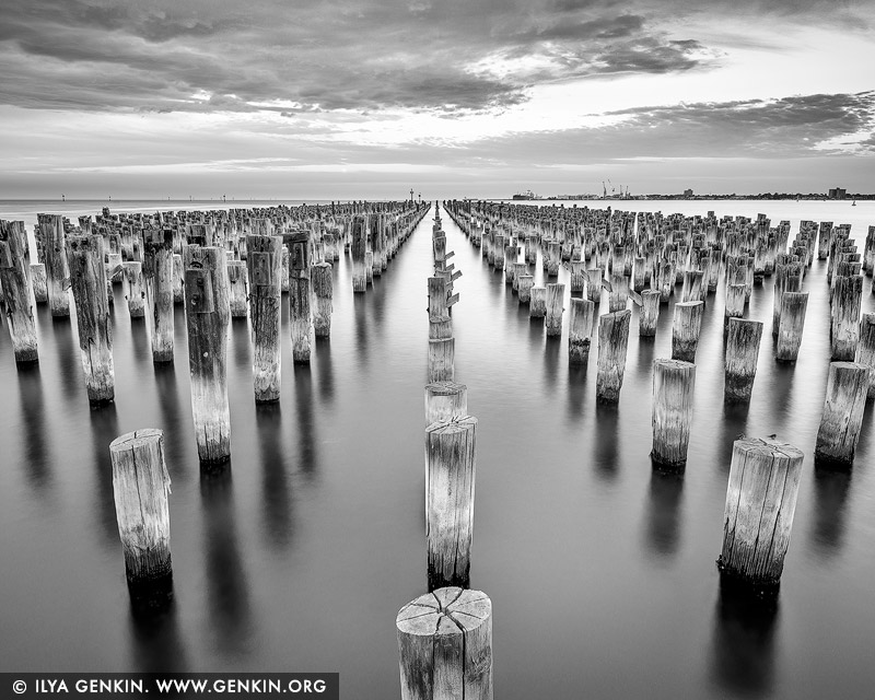 australia stock photography | Princes Pier at Port Phillip Bay, Melbourne, Victoria, Australia, Image ID AU-MELBOURNE-0038