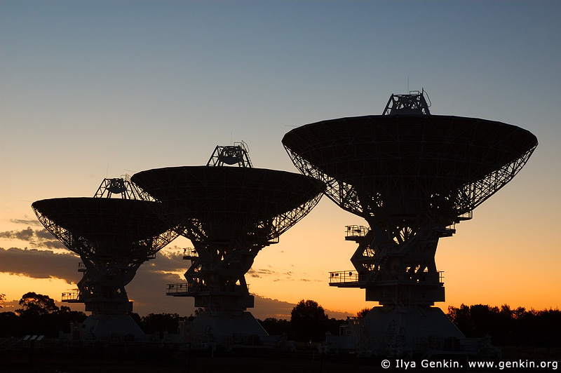 australia stock photography | Radio Antenna Dishes, Australian Telescope Compact Array, Narrabri, NSW, Australia, Image ID AUNR0001