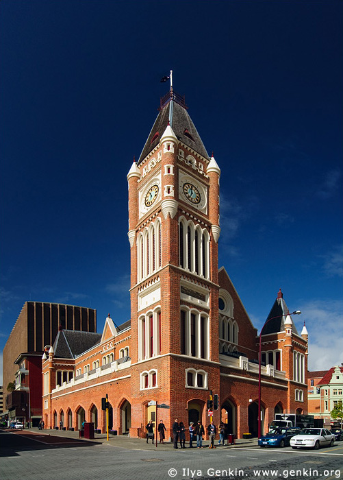 australia stock photography | Perth Town Hall, Perth, WA, Australia, Image ID AUPE0022