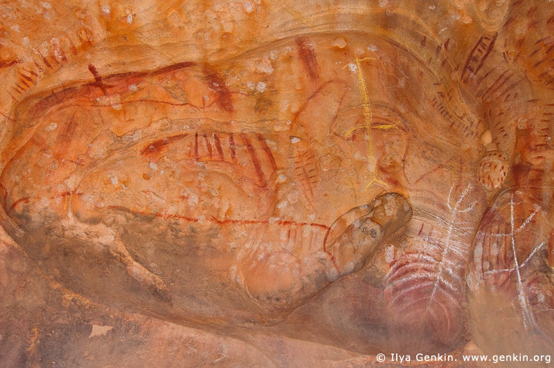 australia stock photography | Aboriginal Paintings at Arkaroo Rock, Wilpena Pound, Flinders Ranges, South Australia (SA), Australia, Image ID AU-ARKAROO-ROCK-0002