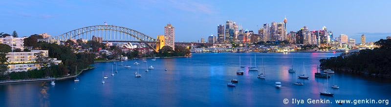 australia stock photography | Sydney City after Sunset, A View from Waverton, Sydney, NSW, Australia, Image ID AU-SYDNEY-0007