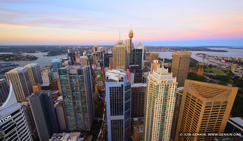 australia stock photography | Sydney City at Dusk from Above, Sydney, NSW, Australia, Image ID AU-SYDNEY-0028