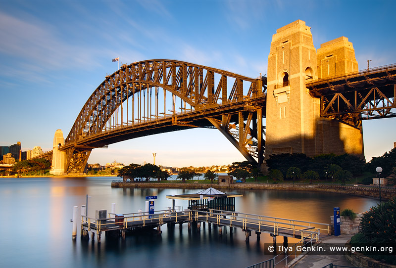 australia stock photography | Sydney Harbour Bridge from Kirribilli at Dawn, Sydney, New South Wales (NSW), Australia, Image ID AU-SYDNEY-HARBOUR-BRIDGE-0017