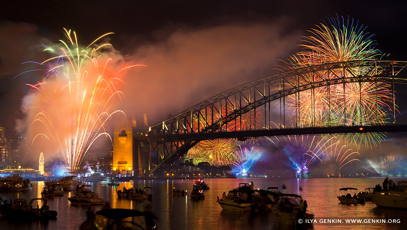 australia stock photography | Fireworks at The Royal Australian Navy International Fleet Review, View from McMahons Point, Sydney, New South Wales, Australia, Image ID NAVY-IFR-FIREWORKS-0002