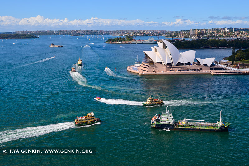 australia stock photography | Busy Time in the Sydney Harbour, Sydney, New South Wales (NSW), Australia, Image ID AU-SYDNEY-OPERA-HOUSE-0023