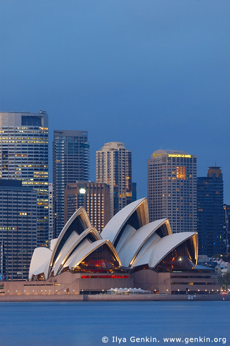 australia stock photography | The Sydney Opera House at Dawn, View from Cremorne Point, Sydney, NSW, Australia, Image ID AUOH0015
