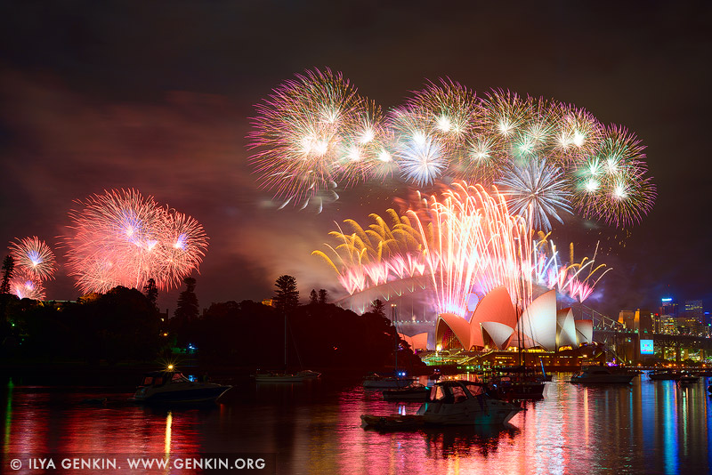 australia stock photography | Sydney's New Year Eve Fireworks 2015 over Harbour Bridge, Sydney, New South Wales (NSW), Australia, Image ID SYDNEY-NYE-FIREWORKS-2015-0001