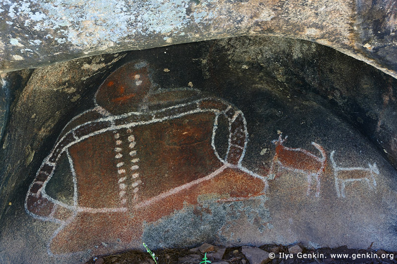 australia stock photography | Aboriginal Rock Art Paintings at Bunjil's Shelter, Stawell, Victoria (VIC), Australia, Image ID BUNJIL-SHELTER-0001