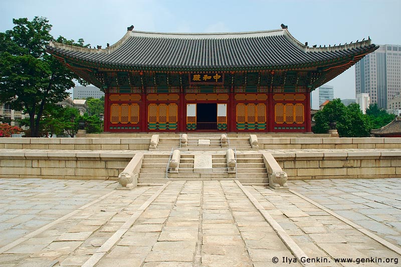 korea stock photography | Junghwajeon Hall at Deoksugung Palace in Seoul, South Korea, Seoul, South Korea, Image ID KR-SEOUL-DEOKSUGUNG-0005