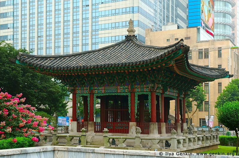 korea stock photography | Bigak Pavilion in Seoul, South Korea, Gwanghwamun, Seoul, South Korea, Image ID KR-SEOUL-0008