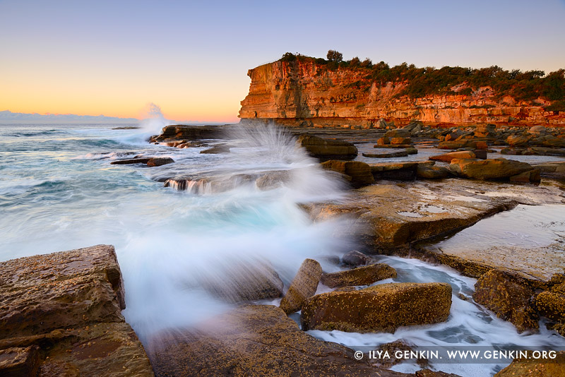 landscapes stock photography | The Skillion at Dawn, Terrigal, Central Coast, NSW, Australia, Image ID SKILLION-TERRIGAL-0006