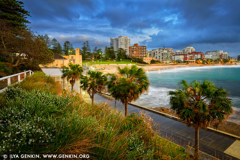 landscapes stock photography | Cronulla Beach on a Stormy Morning, Sydney, NSW, Australia, Image ID AU-CRONULLA-BEACH-0001