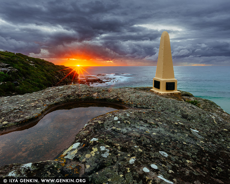 landscapes stock photography | Stormy Sunrise at North Curl Curl Beach, Sydney, NSW, Australia, Image ID AU-CURL-CURL-0012