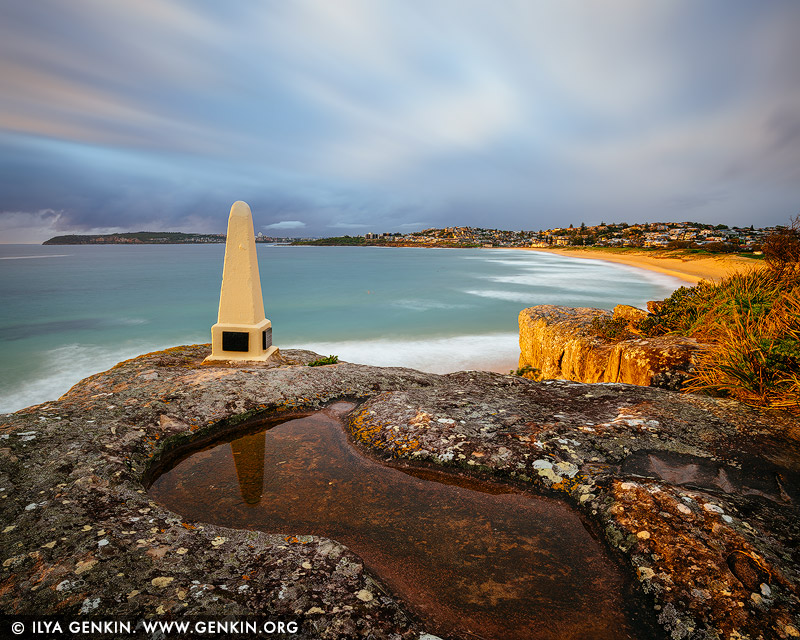 landscapes stock photography | Sunrise at North Curl Curl Beach, Sydney, NSW, Australia, Image ID AU-CURL-CURL-0013