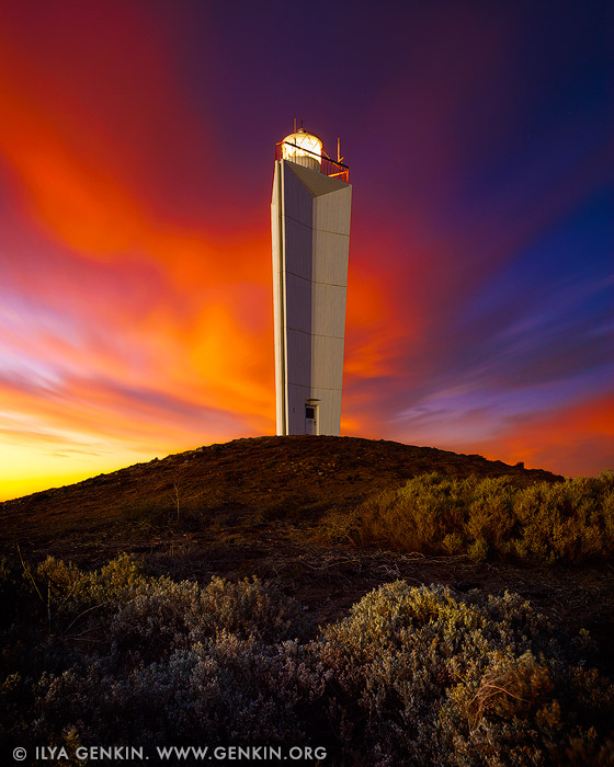 landscapes stock photography | Late Sunset at Cape Jervis Lighthouse, Fleurieu Peninsula, South Australia (SA), Australia, Image ID AU-CAPE-JERVIS-LIGHTHOUSE-0003