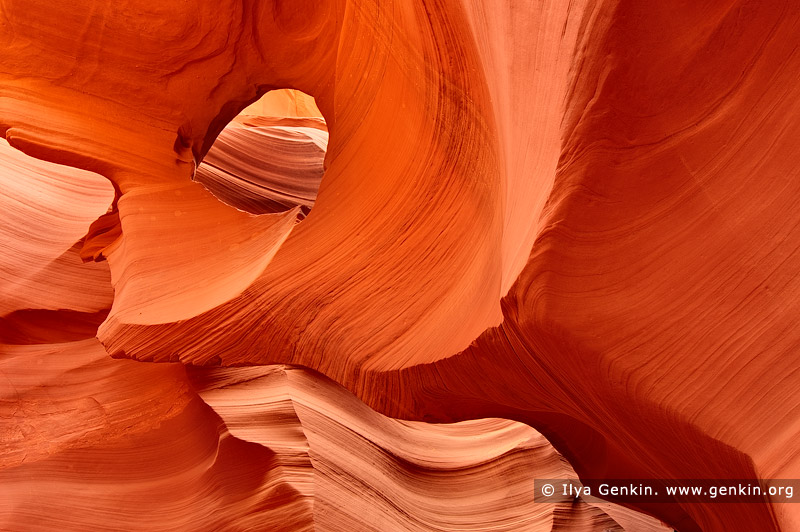 landscapes stock photography | Eye Of The Antelope, Lower Antelope Canyon, Navajo Tribal Park, Page, Arizona, USA, Image ID US-ARIZONA-ANTELOPE-CANYON-0002