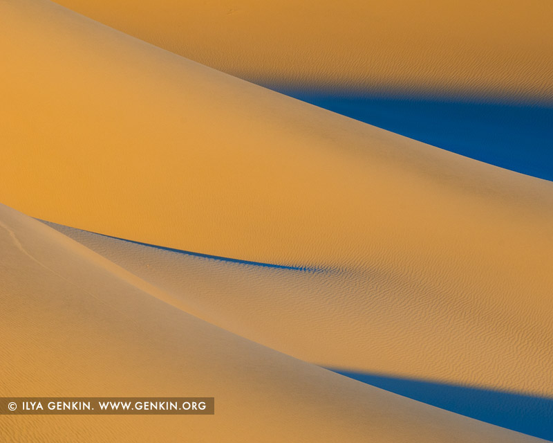 landscapes stock photography | Sunrise at Mesquite Flat Sand Dunes, Death Valley, California, USA, Image ID US-DEATH-VALLEY-0011