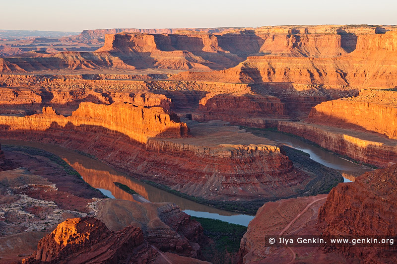 landscapes stock photography | Dead Horse Point at Sunrise, Dead Horse Point State Park, Utah, USA, Image ID DEAD-HORSE-POINT-STATE-PARK-UTAH-USA-0001