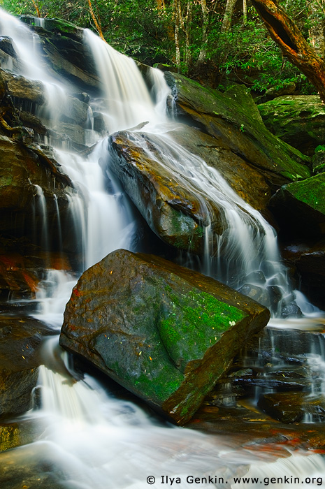 landscapes stock photography | Lower Somersby Falls, Brisbane Water National Park, Central Coast, NSW, Australia, Image ID SOMERSBY-FALLS-NSW-AU-0001