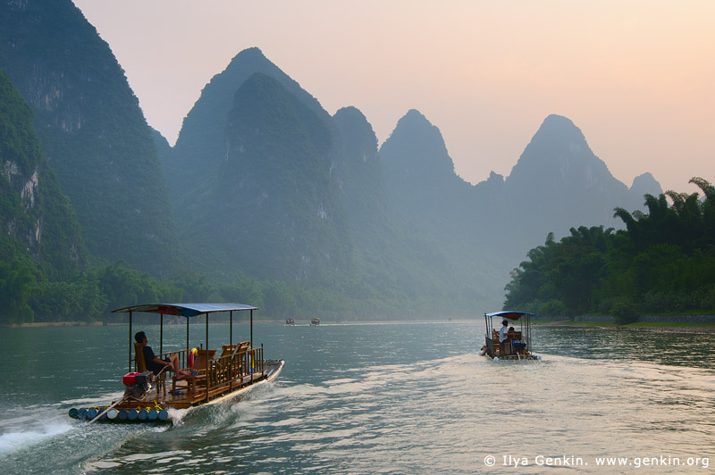 landscapes stock photography | Li River Cruise, Yangshuo, China, Image ID CHINA-YANGSHUO-XINGPING-0006