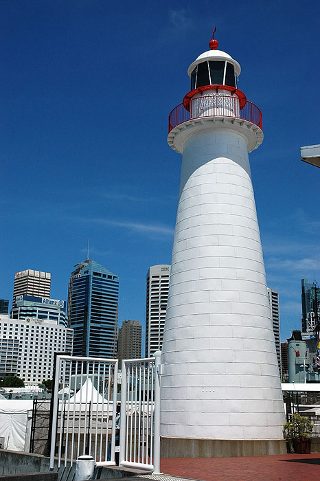 lighthouses stock photography | Lighthouse, Lighthouse at National Maritime Museum, Darling Harbour, Sydney, NSW, Image ID AULH0001