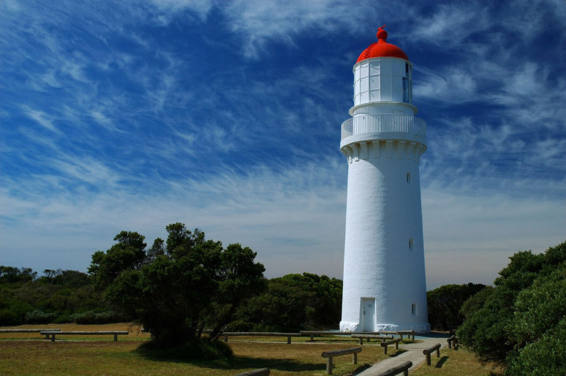 lighthouses stock photography | The Cape Schanck Lighthouse, Mornington Peninsula National Park, VIC, Image ID AULH0012