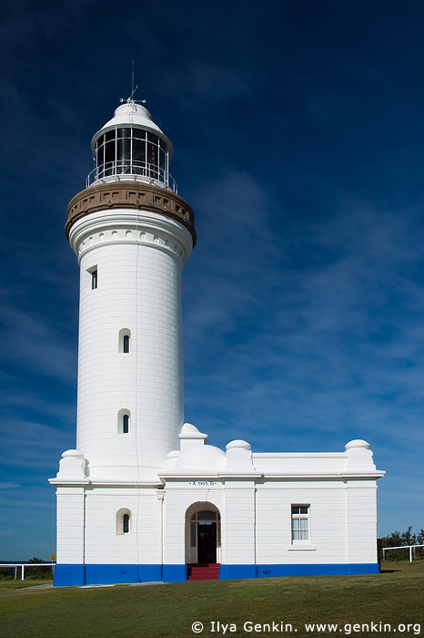 lighthouses stock photography | The Norah Head Lighthouse, Central Coast, Norah Head, NSW, Image ID AULH0039