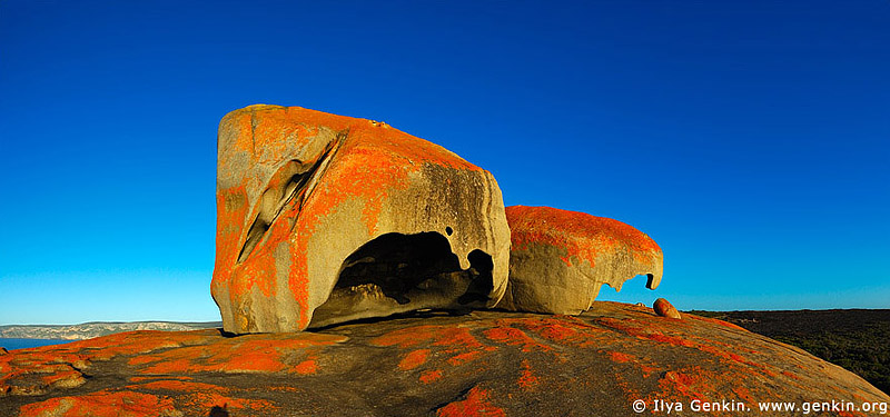panoramas stock photography | Remarkable Rocks, Kangaroo Island, SA, Australia, Image ID AUPA0011