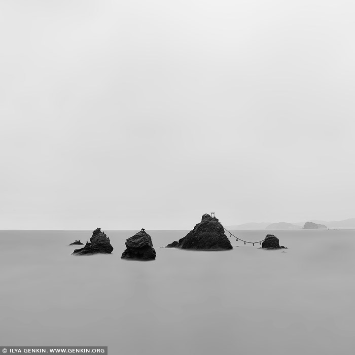 portfolio stock photography | Meoto Iwa #2 (The Wedded Rocks), Futami, Mie Prefecture, Japan, Image ID JAPAN-MEOTO-IWA-0002