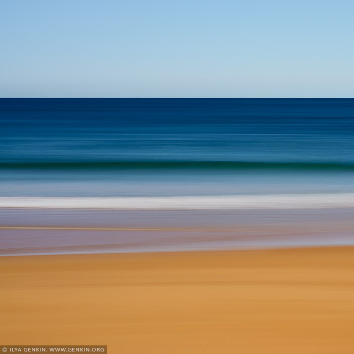 portfolio stock photography | Layers of Sand, Water and Sky #2, Sydney, NSW, Australia, Image ID AU-PACIFIC-OCEAN-0005