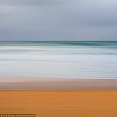 portfolio stock photography | Layers of Sand, Water and Sky #3, Sydney, NSW, Australia, Image ID AU-PACIFIC-OCEAN-0006. Abstract photo of layers of sand, water and sky near the coast of Sydney, NSW, Australia.