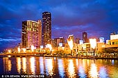 australia stock photography | Crown Melbourne's Gas Brigade Fireballs Show, Spencer Street Bridge, Melbourne, Victoria, Australia, Image ID AU-MELBOURNE-0024. Eight towers along Melbourne's Southbank shoot the world's largest fireballs into the night's sky, with jaw-dropping spectacle. An experience not to be missed, Crown Melbourne's Gas Brigade evening shows happen at every hour, on the hour at night. The firing of the Gas Brigade is subject to prevailing weather conditions and do not fire on days of 'Total Fire Ban' for the Central Region as declared by the CFA.