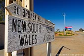 australia stock photography | Broken Hill - Adelaide Road Sign, Broken Hill, NSW, Australia, Image ID AU-BROKEN-HILL-0008. 