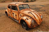 australia stock photography | Emu Painted VW in front of Peter Browne Gallery, Silverton, Broken Hill, NSW, Australia, Image ID AU-BROKEN-HILL-0014. 