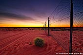 australia stock photography | Dingo Fence near Cameron Corner at Sunrise, Cameron Corner, NSW/QLD/SA, Australia, Image ID CAMERON-CORNER-NSW-QLD-SA-0003. 