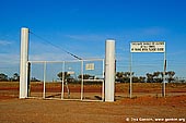australia stock photography | Gate at Dingo Fence near Cameron Corner, Cameron Corner, NSW/QLD/SA, Australia, Image ID CAMERON-CORNER-NSW-QLD-SA-0006. 