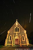 australia stock photography | Catholic Church and Star Trails, Binalong, NSW, Australia, Image ID AUNS0010. 