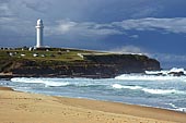 australia stock photography | Flagstaff Point, Flagstaff Point (Wollongong Head) from, Wollongong City Beach, Wollongong, NSW, Image ID AUWL0001. 