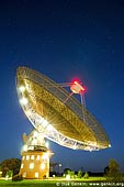 australia stock photography | Radio Antenna Dish at Night, Parkes, NSW, Australia, Image ID AU-PARKES-0003. 