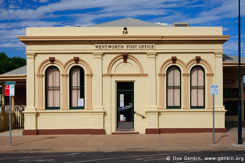 australia stock photography | Wentworth Post Office, Wentworth, New South Wales (NSW), Australia, Image ID AU-WENTWORTH-0009