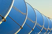 australia stock photography | Array of Dishes with Mirrors at Solar Power Station, White Cliffs, NSW, Australia, Image ID WHITE-CLIFFS-SOLAR-POWER-STATION-0007. 