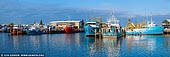 australia stock photography | Fishermans' Boats in Success Boat Harbour, Fremantle, Perth, WA, Australia, Image ID AU-PERTH-0004. Fishing Boat Harbour is an icon of Fremantle. It is a deep water harbour which has picturesque boardwalks, a lively atmosphere and plenty of things to see and places to explore for people of all ages. Walk the boardwalk, stop for a bite to eat, experience Fremantle's working port up close. Fremantle Fishing Boat Harbour is a unique tourist location and provides an array of very special visitor experiences. Specialising in the best seafood the ocean has to offer, there is a wide cuisine range on offer from the many restaurants and cafés. The Fremantle Fishing Boat Harbour is located in the heart of Fremantle - it is home to a wide range of fishing and recreation boats and surrounded by boardwalks, restaurants, cafes, bars entertainment and accommodation facilities.