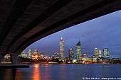 australia stock photography | Perth Downtown, View from under the Narrow Bridge, Perth, WA, Australia, Image ID AUPE0007. 