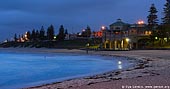 australia stock photography | The Indiana Teahouse at Night, Cottesloe Beach, Perth, WA, Australia, Image ID AUPE0009. 
