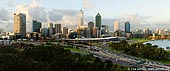 australia stock photography | Perth CBD, View from Kings Park, Perth, WA, Australia, Image ID AUPE0013. 