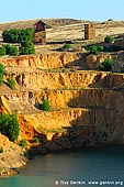 australia stock photography | Burra Burra ('Monster Mine') Open Cut Copper Mine Pit, Burra, South Australia (SA), Australia, Image ID AU-BURRA-0005. 