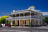 australia stock photography | Heyward's Royal Oak Hotel, Penola, Coonawarra, South Australia (SA), Australia, Image ID AU-SA-PENOLA-0001. Penola's founder, Alexander Cameron, opened the Royal Oak Hotel in 1848 with one of the earliest hotel licenses in South Australia.