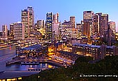 australia stock photography | Circular Quay and Sydney City at Night, Sydney, New South Wales (NSW), Australia, Image ID AU-SYDNEY-CIRCULAR-QUAY-0010. As dusk turns into night, Sydney skyline is illuminated with the lights of the high rise buildings in CBD, Circular Quay and the Rocks.